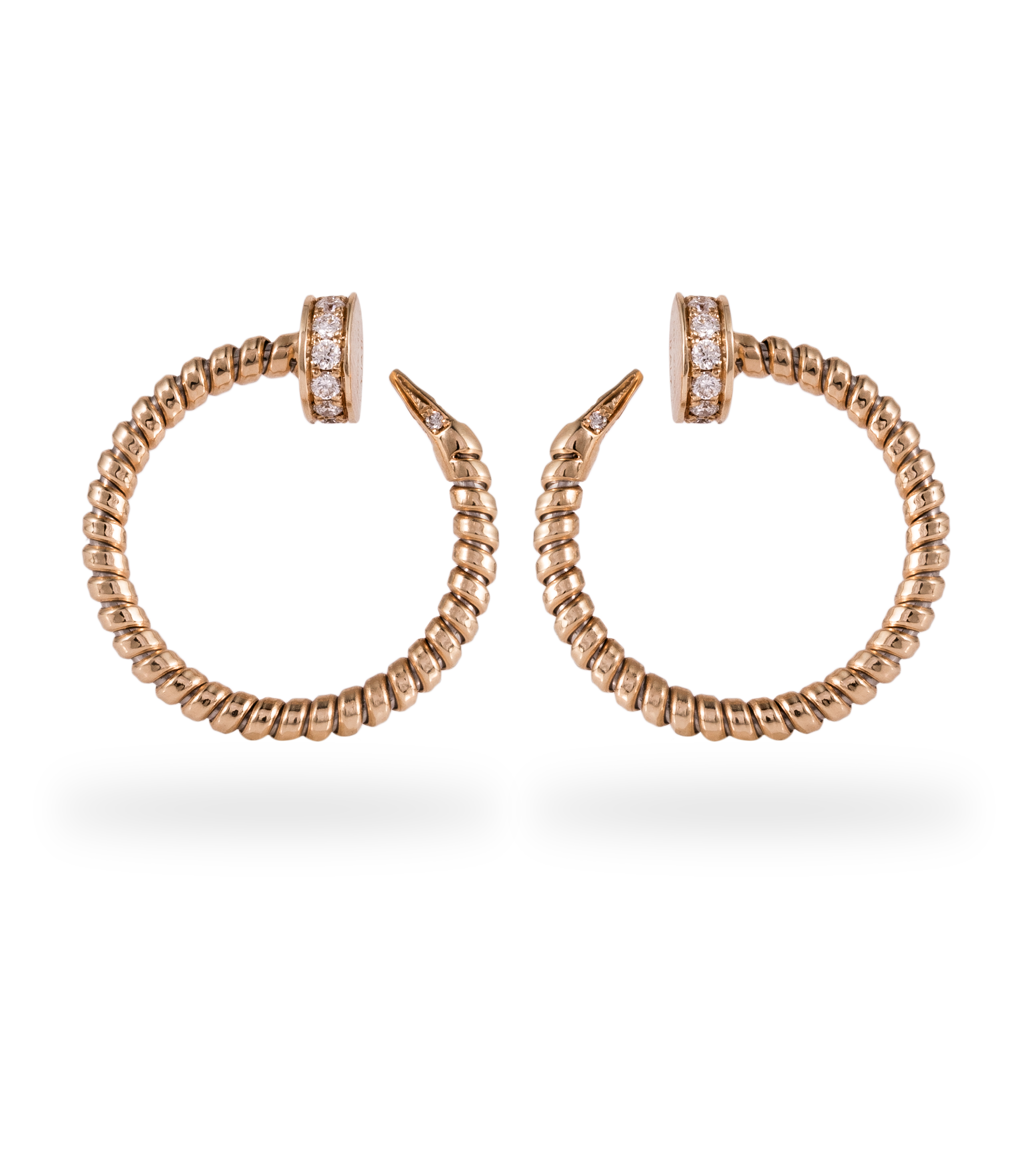 Pendientes criollas tubogas