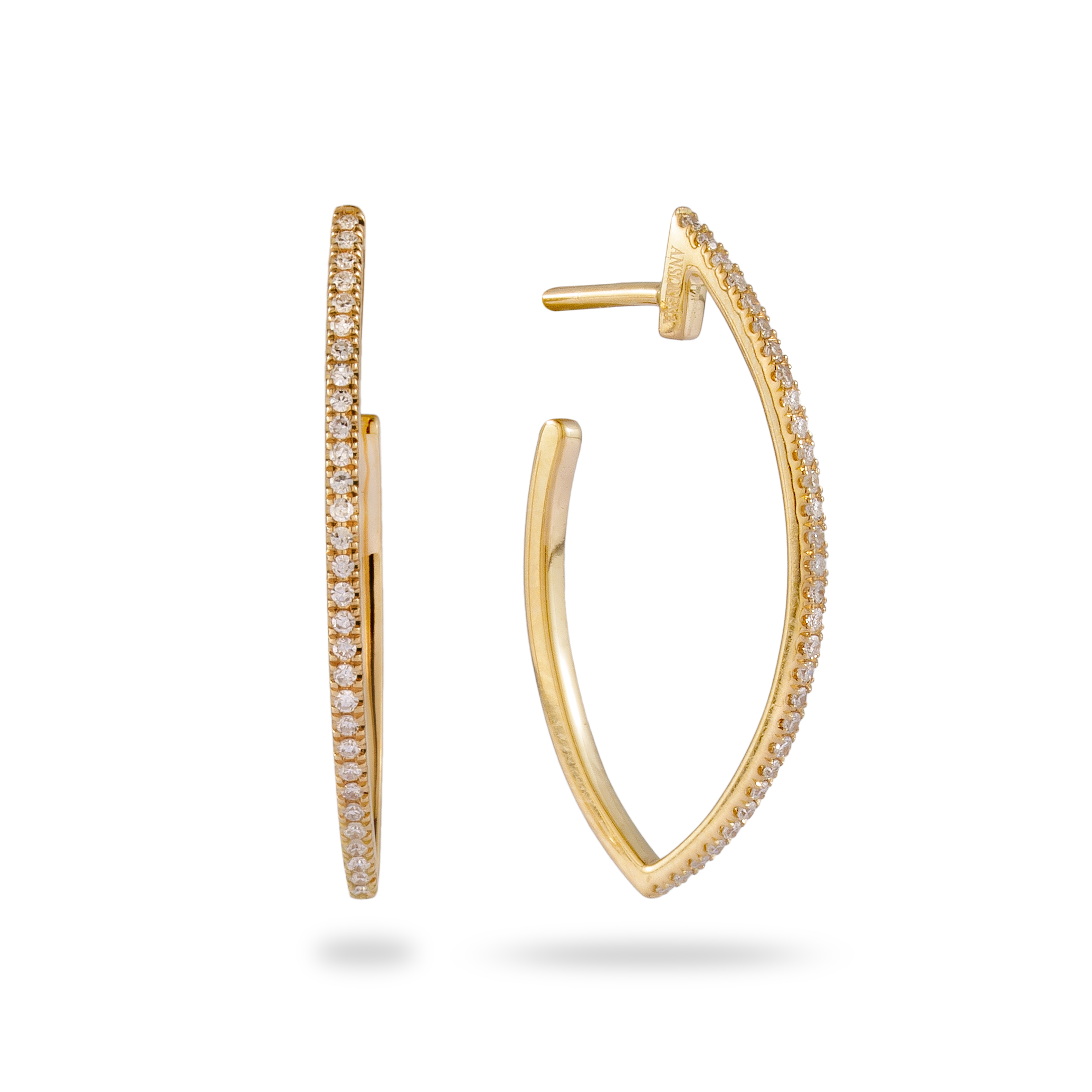 Pendientes lágrima mediana