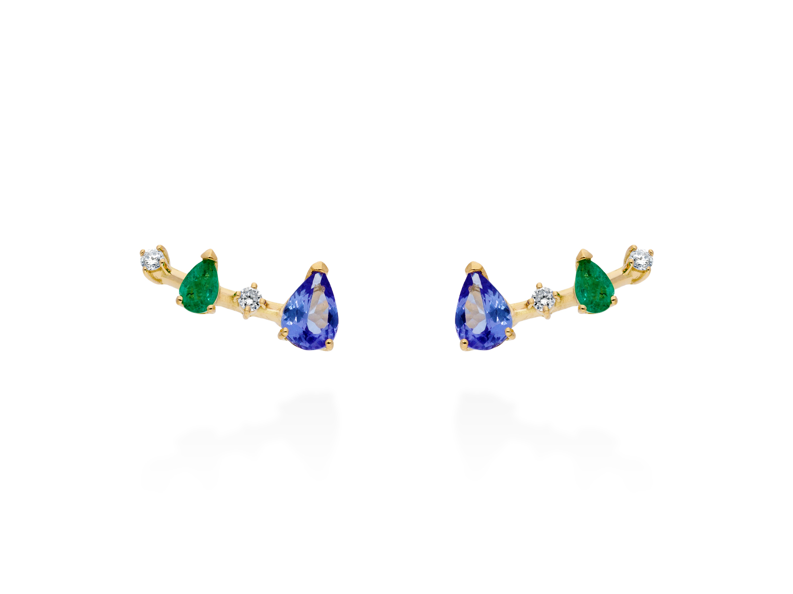 Pendientes tu y yo trepadores