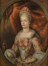 JUAN  MATEOS 1669-?, "Retrato del rey Felipe V de España" /