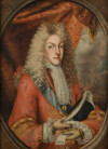 JUAN  MATEOS 1669-?, "Retrato del rey Felipe V de España" /