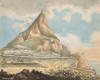 ESCUELA INGLESA S.XIX/S. XX, "Vista del Peñón de Gibraltar"