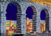 Dos azulejos con vistas de Segovia, Daniel Zuloaga, España,