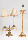Lámpara de sobremesa en forma de candelabro, S. XX
