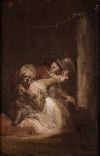 SEGUIDOR DE FRANCISCO DE  GOYA, "Drama familiar" y "Tomando