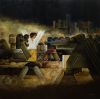 FERMÍN HERNANDEZ GARBAYO, "Fusilamientos en 19..", 1977, Ól