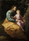 FRANCISCO DE HERRERA "EL VIEJO", "San José con el Niño Jesú