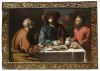 OBRADOR DE  ZURBARÁN, "Cena en Emaus", Óleo sobre lienzo