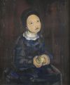 MARÍA BLANCHARD, "Niña de la manzana", c.1926, Óleo sobre l