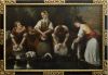 ESCUELA ITALIANA , "Las lavanderas", Óleo sobre lienzo