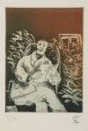 ENRIQUE ORTIZ ALONSO, "Sin título", Nueve aguafuertes sobre