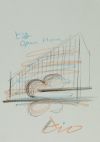 TADAO ANDO, "Sin título", Cinco tintas sobre papel
