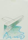 TADAO ANDO, "Sin título", Cuatro tintas sobre papel