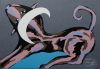 COSTUS , "Fabiola" y "Minotauro", 1983, Pareja de serigrafí