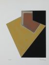 JORDI TEIXIDOR, "Sin título", 1974, Cinco serigrafías sobre