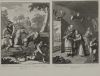 WILLIAM HOGARTH , "Seis episodios del Quijote", Seis grabad