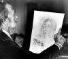 SALVADOR DALÍ  , "Étude pour un portrait", 1972, Acuarela,