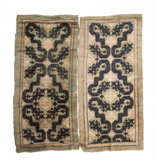  Pareja de alfombras estilo Cuenca RFT 