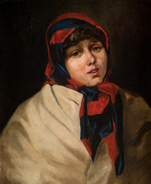 "Joven con pañuelo"
