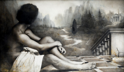 JOSE MANUEL BALLESTER, "Desnudo masculino", 1986, Técnica m