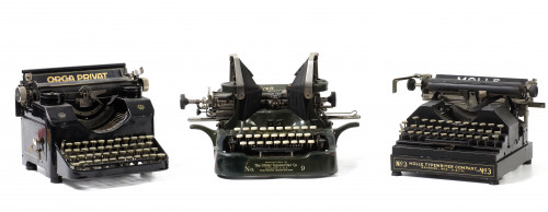Máquina de escribir Molle nº 3, Estados Unidos, c. 1920