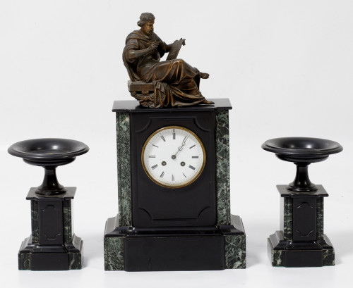 Reloj con guarnición,  