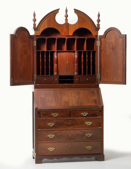 Bureau estilo inglés en madera de caoba