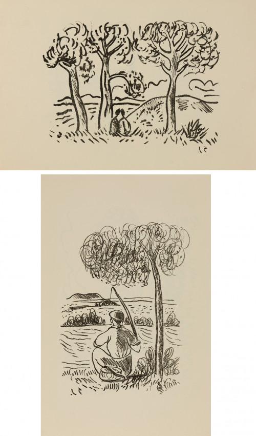 FRANCISCO SAN JOSE GONZÁLEZ, "Paisajes", 1949, 12 litografí