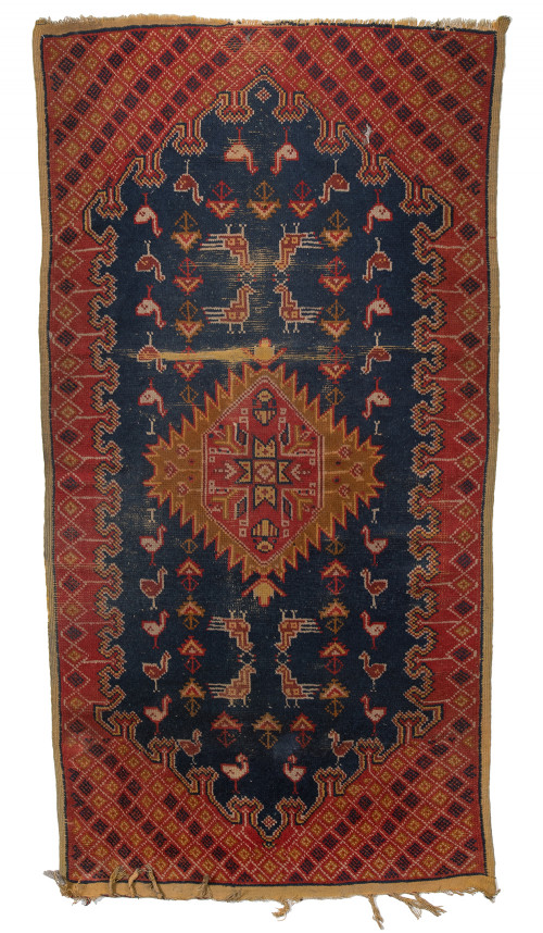 Alfombra turca anudada a mano en lana