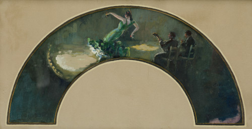 FRANCISCO POVO PEIRÓ, "Tablao flamenco" País de abanico, Go