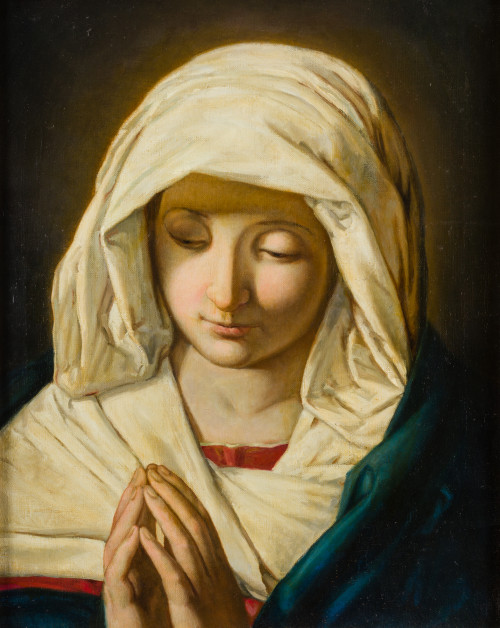 Copia Sassoferrato "Virgen oración" O/L