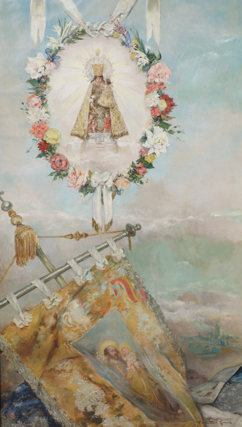 CONSTANTINO GOMEZ SALVADOR, "Patrocinio de la Virgen de los