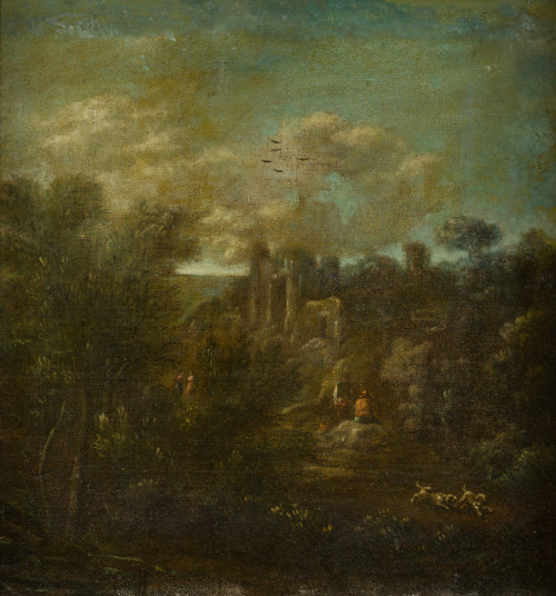 ESCUELA CENTROEUROPEA, E. esp. "Paisaje" S. XIX O/L