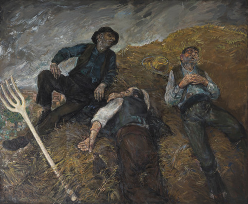 MANUEL MORENO GIMENO , "Campesinos durmiendo la siesta", 19