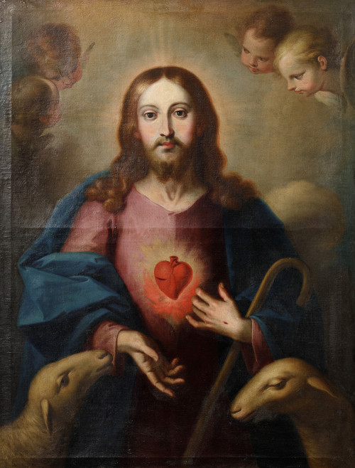 JOSE VERGARA, "El Sagrado Corazón de Jesús como Buen Pastor