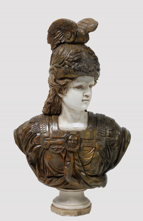 ANÓNIMO S.XX, "Busto", Escultura en mármol