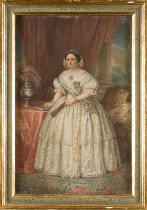 ESCUELA PORTUGUESA  S. XIX/?, "Retrato de la infanta Isabel