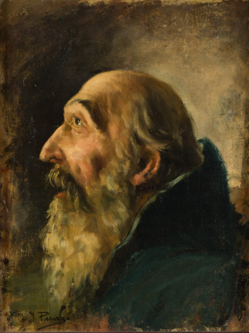 IGNACIO PINAZO CAMARLENCH, "Estudio para un monje con túnic