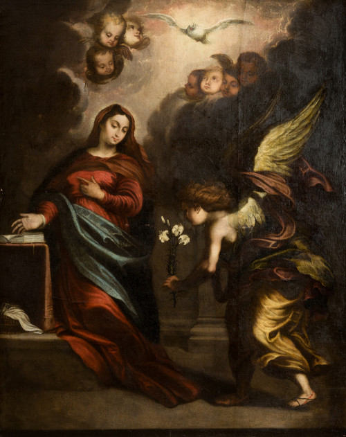 CORNELIS SCHUT, "Anunciación", 1668