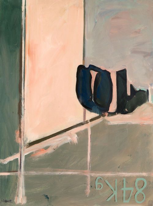 JUAN GIRALT, "84 kilos", Óleo sobre lienzo