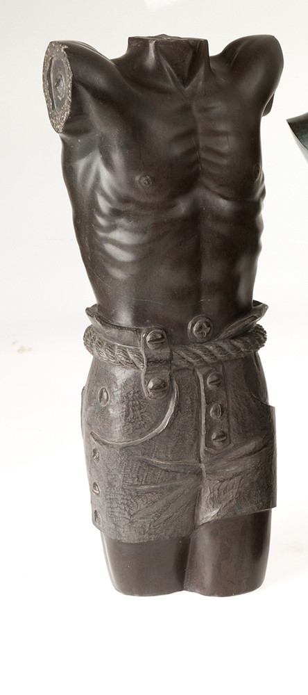 JOSÉ CASAMAYOR, "Torso", Escultura en bronce