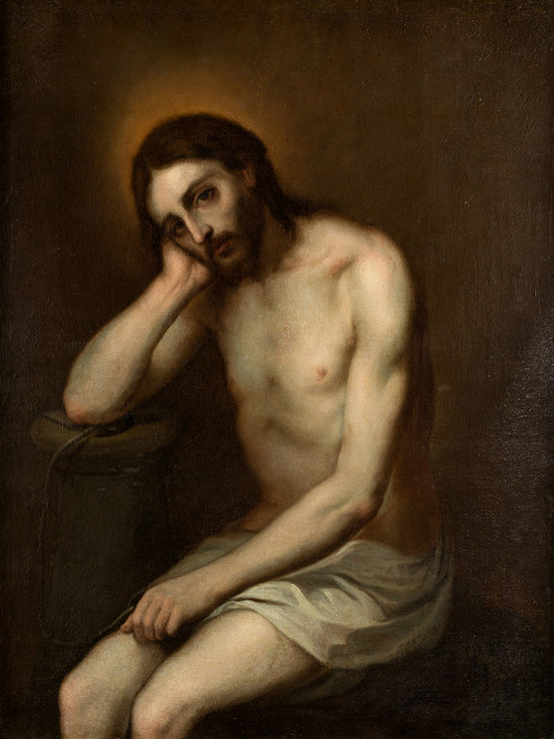 CÍRCULO DE CORNELIS SCHUT III  (S. XVII), "Cristo de la hum
