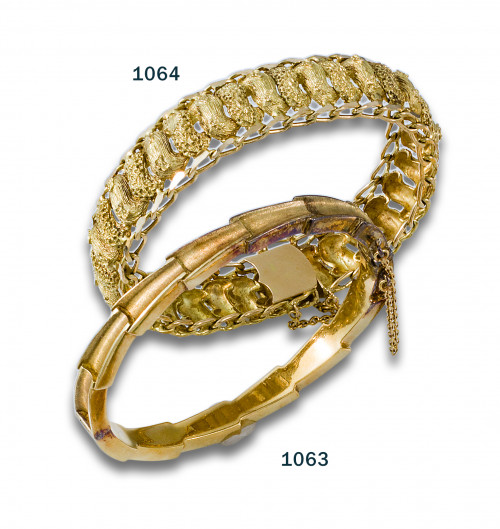 BRAZALETE, AÑOS 70, DE ORO AMARILLO