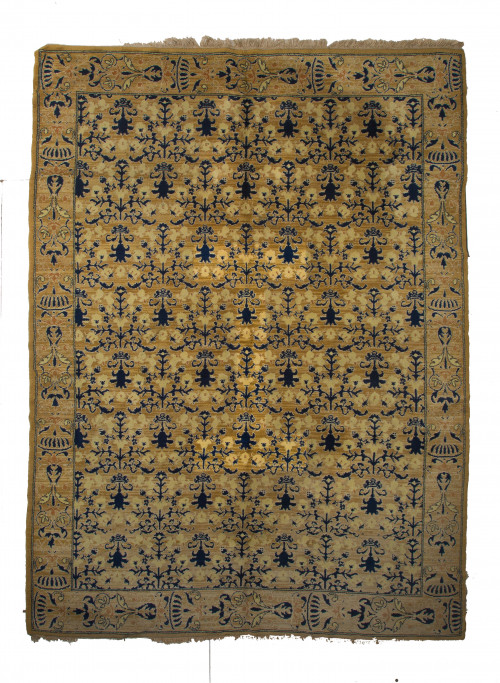 Alfombra de lana tipo cuenca, España, S. XX