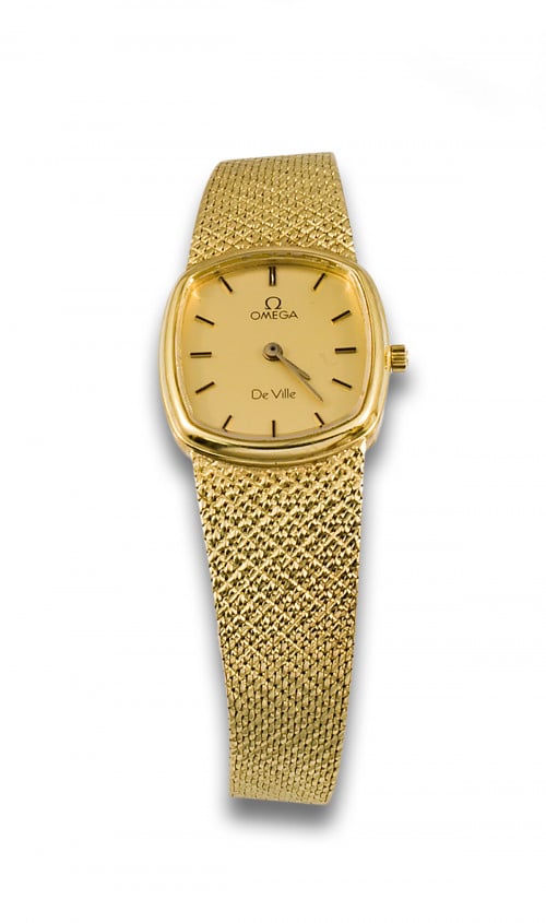 RELOJ OMEGA DE VILLE, SRA, ORO MALLA