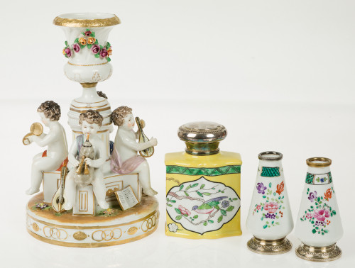 Centro porcelana esmaltada Rudolstadt-Volkstedt, Alemania,