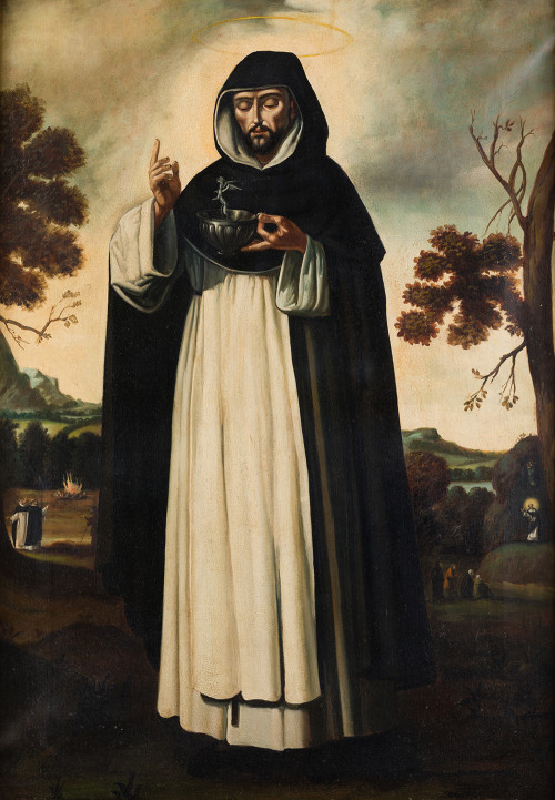 ANÓNIMO, "San Luis Beltrán", Óleo sobre lienzo