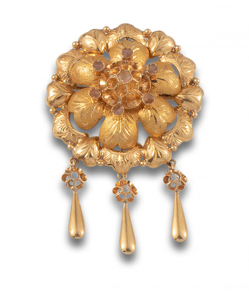 BROCHE S.XIX DE ORO 