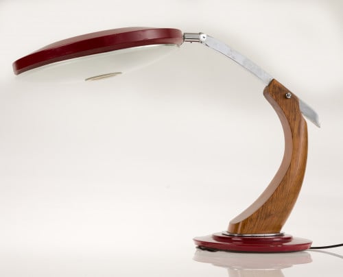 Lámpara de escritorio Fase modelo Boomerang, España, años 6