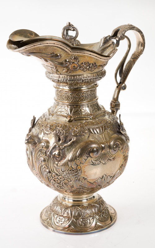 Jarra de plata, José Pérez Fernández, Madrid, med.S.XX
